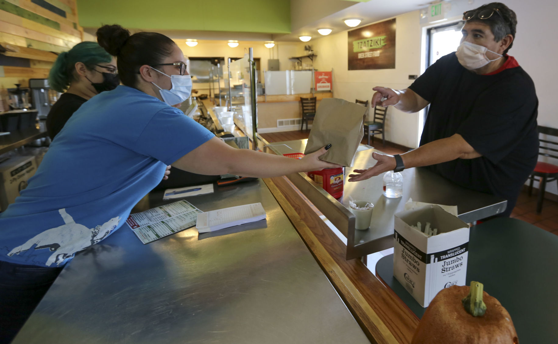 Tzatziki Greek Food, restaurants allowed full capacity